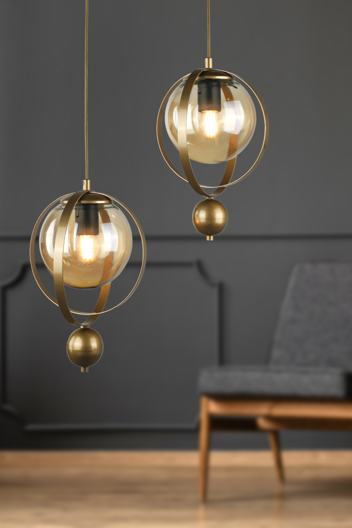 Jüpiter Chandelier Antique